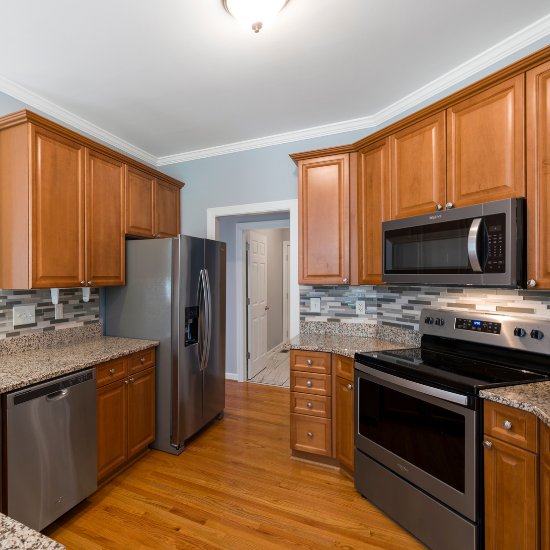 wood kitchen cabinets